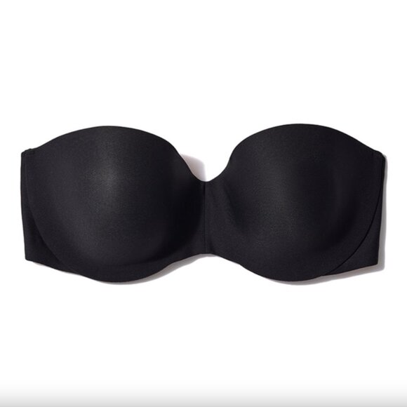 Soma $68 BODIFY Strapless Convertible Multi Way Bra 38D BLACK - Picture 4 of 15